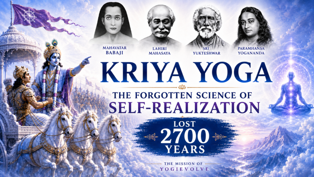 Kriya Yoga, Paramhansa Yogananda, YogiEvolve, Babaji